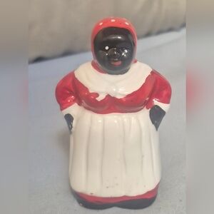 Vintage Ceramic Bell Woman Figurine Scotty Taiwan 4” Hand Painted